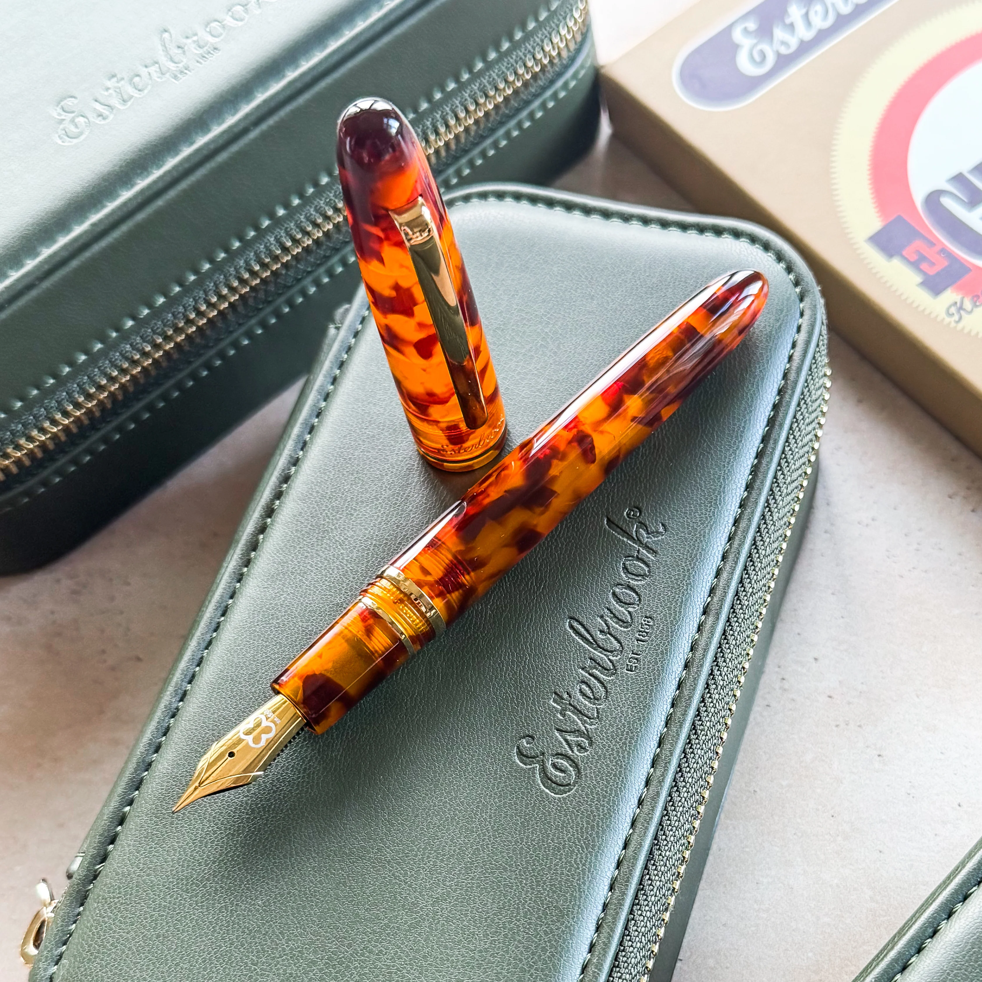 Amber Tortoise Estie - Specialty Nibs - Image 7