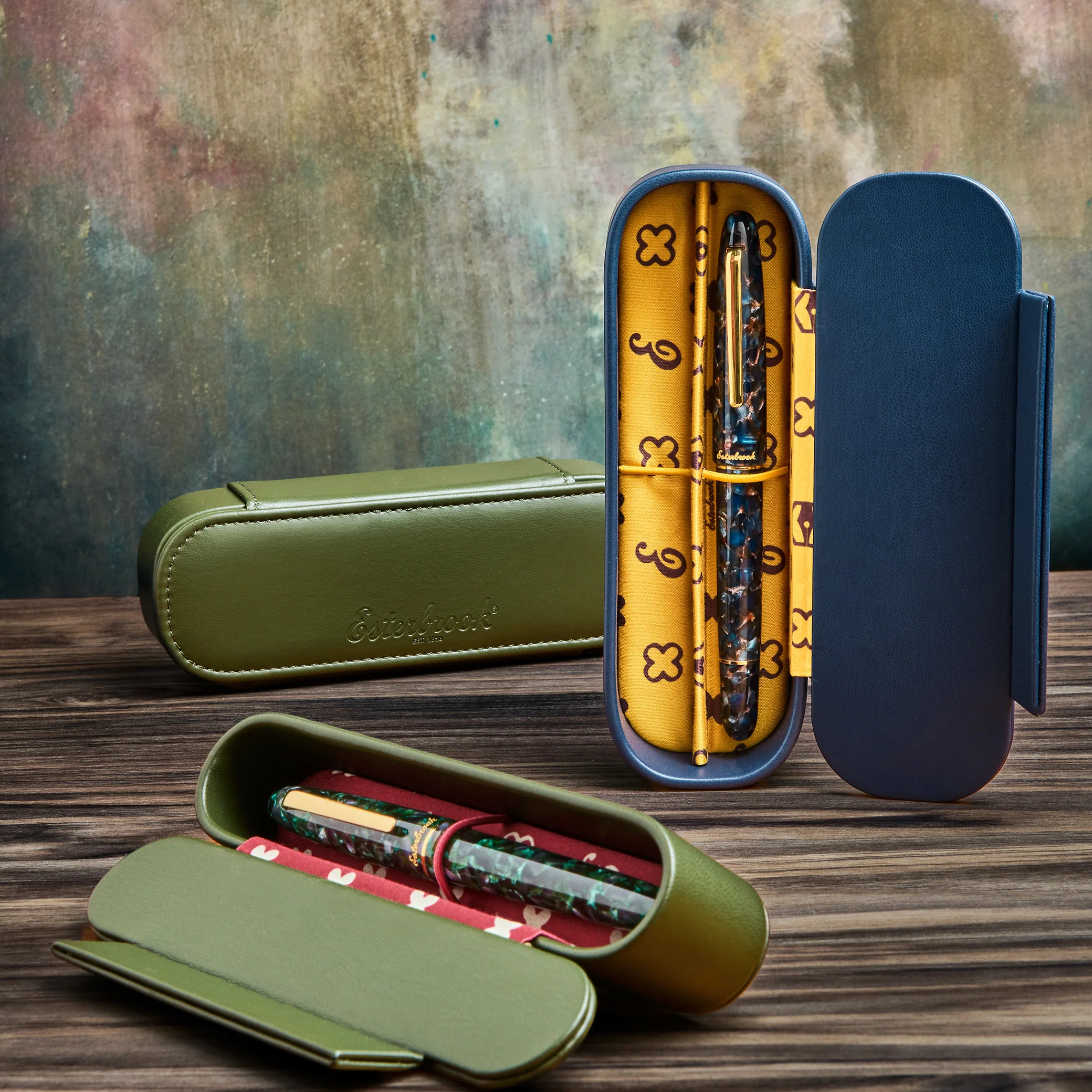 Esterbrook Pen NOOKS - Dandelion Blue and Moss Green - Image 3