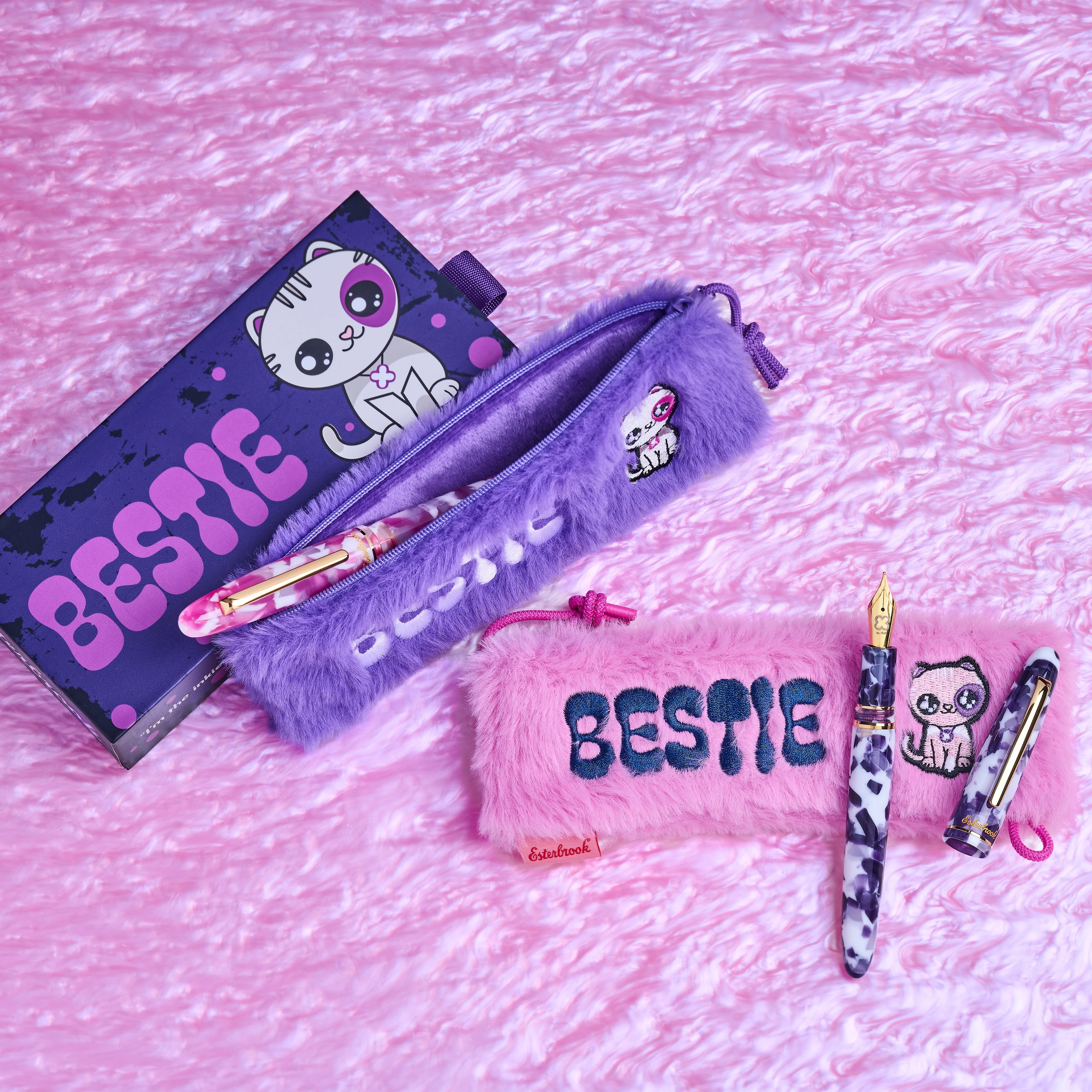 Estie Bestie Fountain Pen Bubble Gum Pink - Mini Stub - Image 3