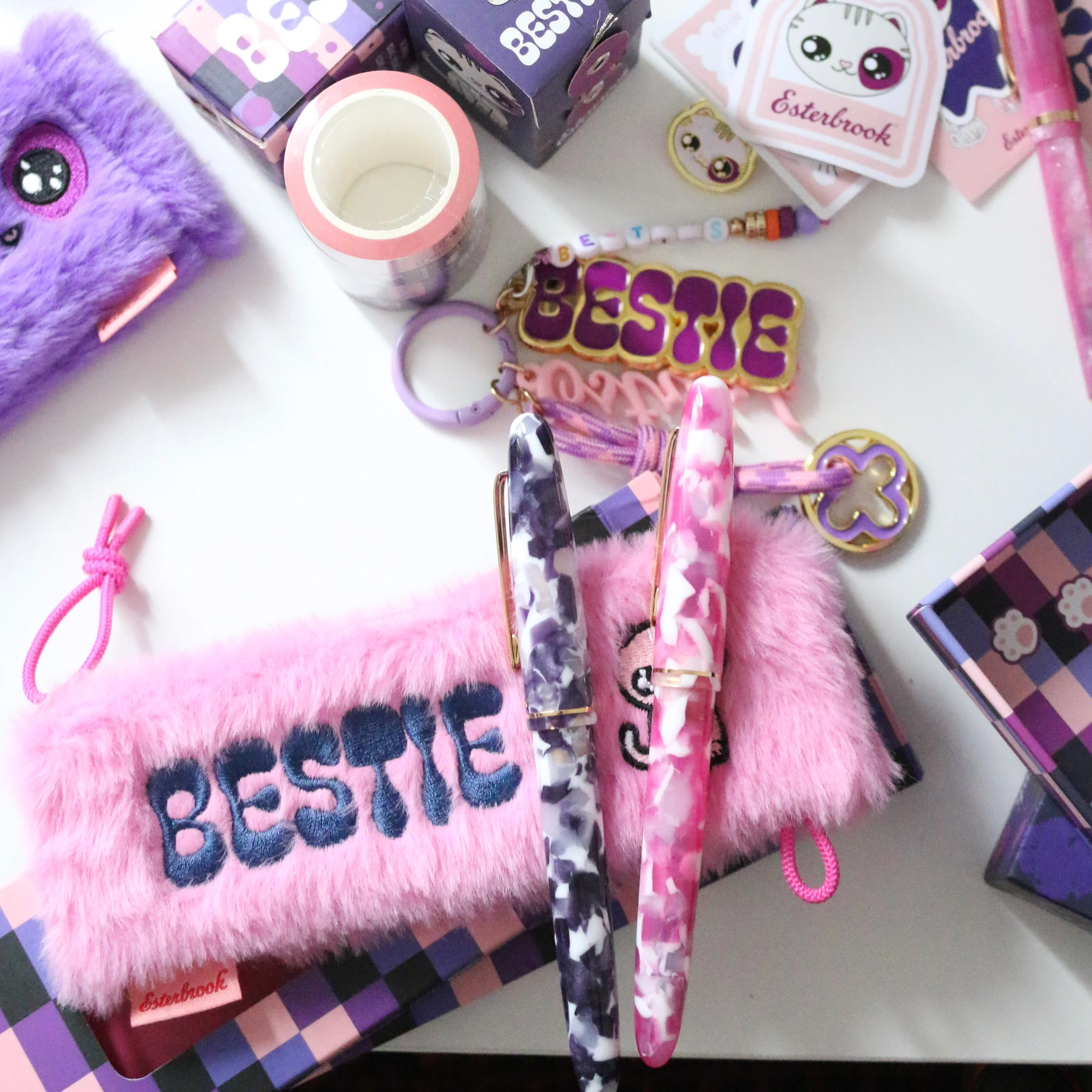 Estie Bestie Fountain Pen Bubble Gum Pink - Mini Stub - Image 5