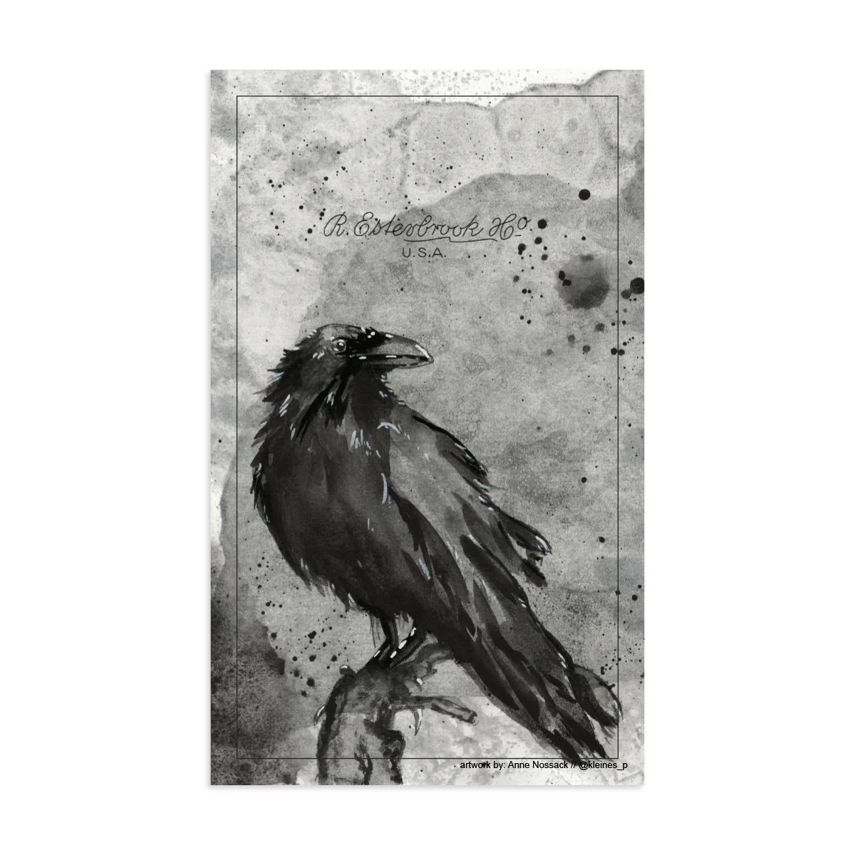 Raven-Themed Blotter Paper - Image 2